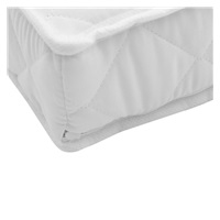 Dziecięcy materac New Baby BASIC 120x60x8 kokos-pianka-kokos biały