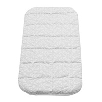 Dziecięcy materac do wózka New Baby KLASIK 75x35x3 pianka-gryka biały