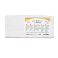 Pieluszki bawełniane New Baby 80x80 cm STANDARD 10 szt