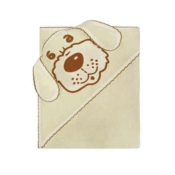 Dziecięce okrycie piesek 100x100 beżowe