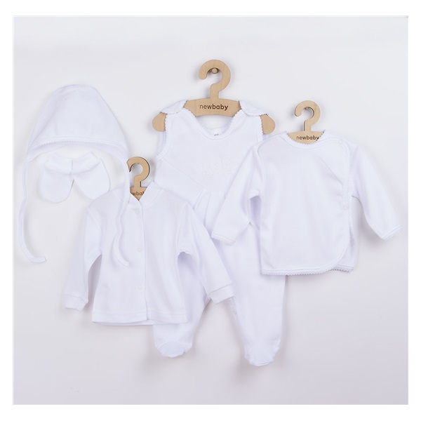 5-częściowy zestaw New Baby biały