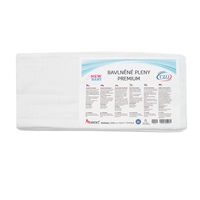 Pieluszki bawełniane New Baby 80x80 cm PREMIUM 10 szt