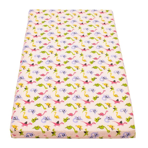 Dziecięcy materac New Baby 120x60 pianka-kokos różowy różne obrazki