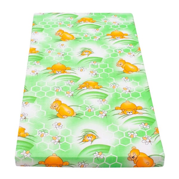 Dziecięcy materac New Baby 120x60 pianka-kokos zielony obrazki