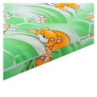 Dziecięcy materac New Baby 120x60 pianka-kokos zielony obrazki