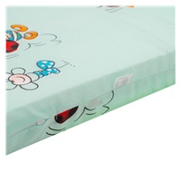 Dziecięcy piankowy materac New Baby 120x60 zielony – różne obrazki