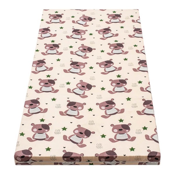 Dziecięcy materac New Baby 120x60 pianka-kokos beżowy obrazki