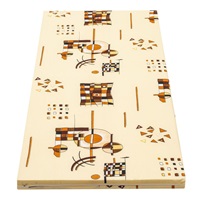 Dziecięcy piankowy materac New Baby 120x60 żółty – różne obrazki