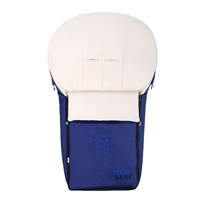 Luksusowy polarowy śpiworek New Baby granatowy