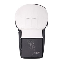 Luksusowy polarowy śpiworek New Baby siwy