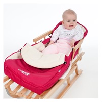 Luksusowy polarowy śpiworek New Baby siwy