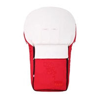 Luksusowy polarowy śpiworek New Baby czerwony