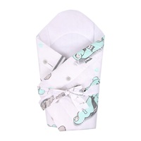 Becik z kokosowym wkładem New Baby szary miś