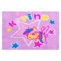 Bawełniane rajstopy New Baby z 3xABS fioletowe karino