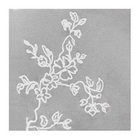 Dziecięce rajstopy z mikrofibry New Baby szare z kwiatem