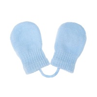 Dziecięce zimowe rękawiczki New Baby jasnoniebieskie