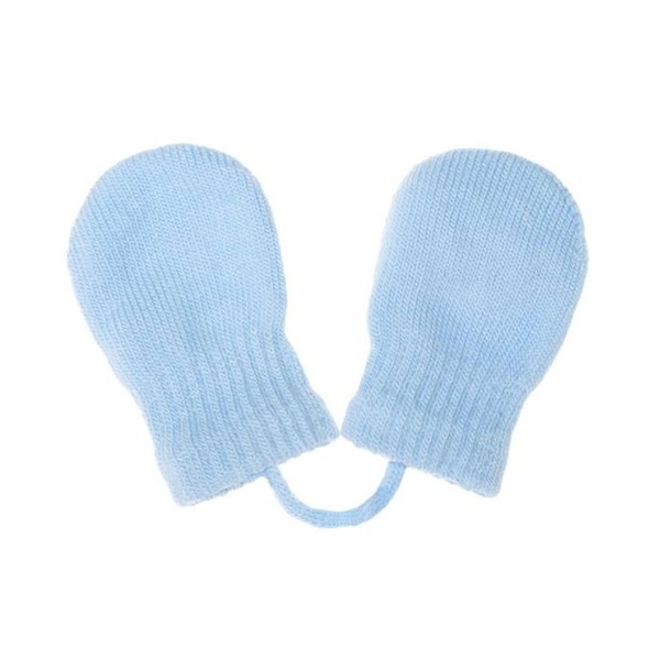 Dziecięce zimowe rękawiczki New Baby jasnoniebieskie