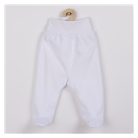 Niemowlęce bawełniane półśpiochy New Baby białe