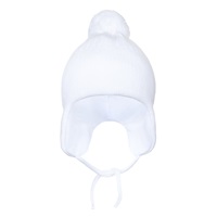 Zimowa czapka New Baby biała