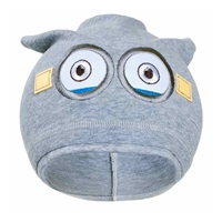 Jesienna dziecięca czapka New Baby Mimoni szara