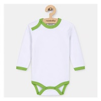 vlož Body bez rękawów New Baby Clouds różowe
