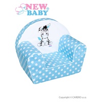Dziecięcy fotelik New Baby Zebra niebieski
