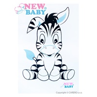 Dziecięcy fotelik New Baby Zebra niebieski