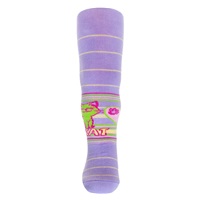 Bawełniane rajstopy New Baby z ABS fioletowe my cat