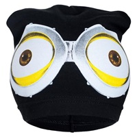 Wiosenna czapka New Baby mimoń czarna