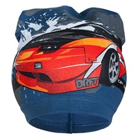 Wiosenna czapka New Baby samochód niebieska