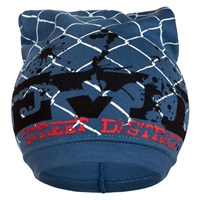 Wiosenna czapka New Baby z napisem niebieska