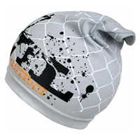 Wiosenna czapka New Baby z napisem szara