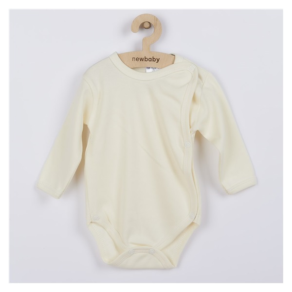 Niemowlęce całorozpinane body New Baby Classic beżowe