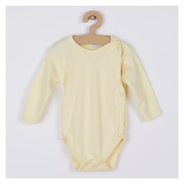Niemowlęce całorozpinane body New Baby Classic żółte