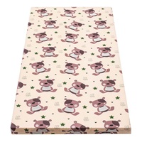 Dziecięcy piankowy materac New Baby 120x60 beżowy – różne obrazki