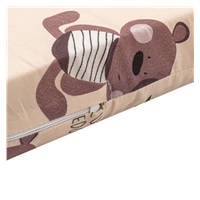 Dziecięcy piankowy materac New Baby 120x60 beżowy – różne obrazki