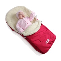 Zimowy śpiworek New Baby Classic wełna brown