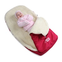 Zimowy śpiworek New Baby Classic wełna brown