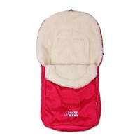 Zimowy śpiworek New Baby Classic wełna pink