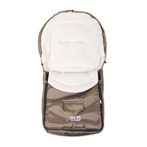 Zimowy śpiworek New Baby Classic Polar brown