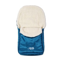 Zimowy śpiworek New Baby Classic wełna turquise