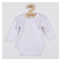 Body z długim rękawem New Baby  białe