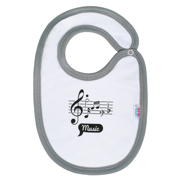 Dziecięcy bawełniany śliniak New Baby Music