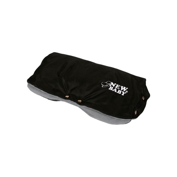 Mufka do wózka Classic Polar black/light grey