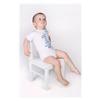 Body z nadrukiem New Baby JUŻ MAM 1 ROCZEK niebieskie