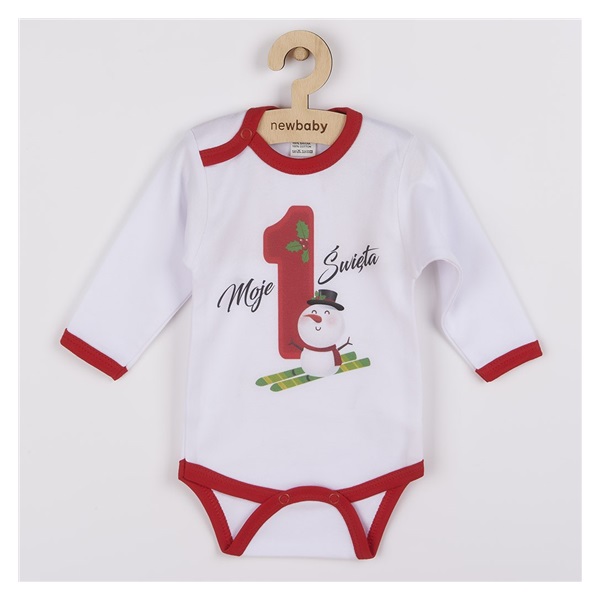 Body z nadrukiem New Baby Moje 1 Święta