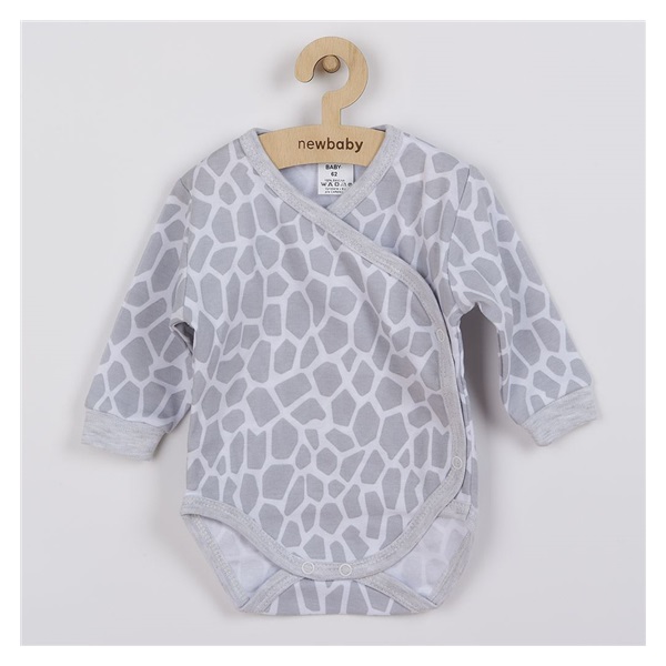 Niemowlęce całorozpinane body New Baby Żyrafa