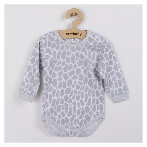 Niemowlęce bodyz długim rękawem New Baby Żyrafa