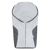 Luksusowy śpiwór zimowy New Baby Car grey