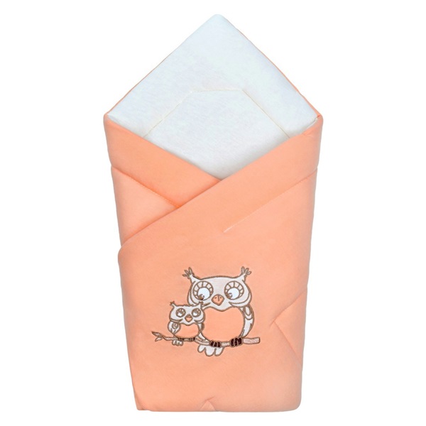 Becik New Baby Sówki coral